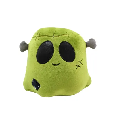 Pluș decorativ pentru Halloween, model Frankenstein, 18 cm