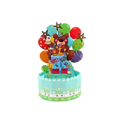 Decorațiune din hârtie Magic Pop-Ups Zoo