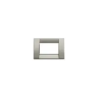 Placa ornament 4 module Vimar(Idea)metall.titanium