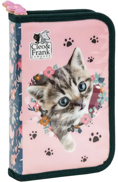 Penar școlar Derform Cleo & Frank 41 - Cu 1 fermoar