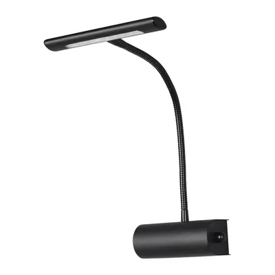 Aplică de perete negru-mat LED cu structură flexibilă/cu intensitate reglabilă Curtis – Trio