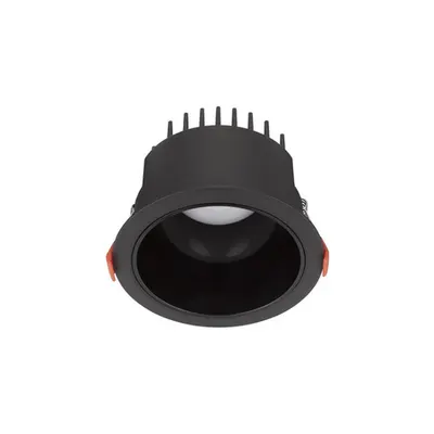 Spot LUELA Nisipiu Negru Aluminiu 20W 220V 500mA 1127.7Lm Cree 3000K CRI>90 UGR<19 Beam Angle 78° IP20 Driver Phillips Included