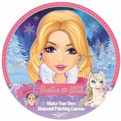 Set creativ pentru pictura cu mărgeleMoxy Besties - Fată
