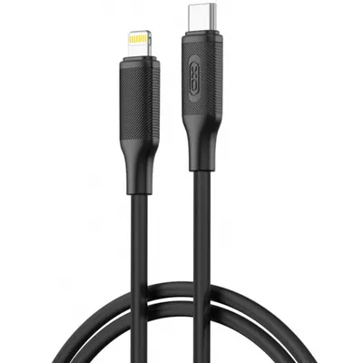 Cablu Date si Incarcare USB-C - Lightning XO Design NB-Q265A, 27W, 1m, Negru