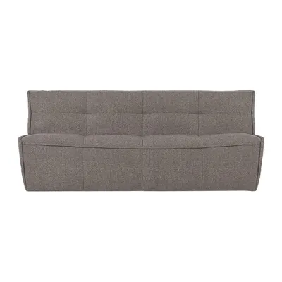 Canapea maro cu tapițerie din țesătură bouclé 204 cm Cluster – vtwonen