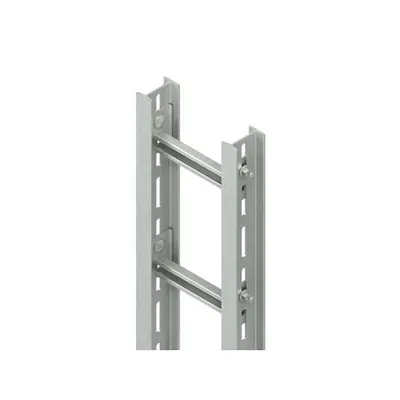 Scara verticala cu cablu versiune grea, realizata din profile I 80 conform DIN 1025 si canale de ancorare model 2986 (profil C), nemontat STIC 86/903