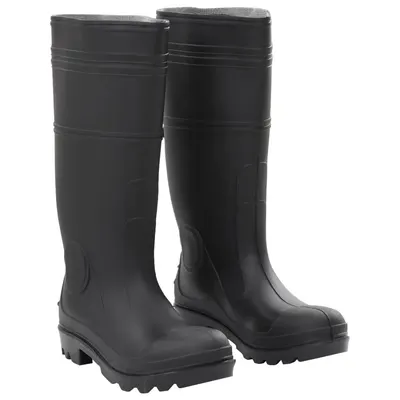 Gossi cizme de ploaie, negru, pvc, marime 39