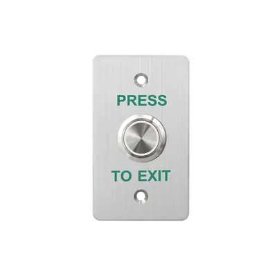 Buton cerere iesire exterior LinkPower ML-85, NO/NC/COM, otel inoxidabil, 12/24 V, rezistent la apa