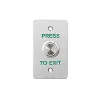 Buton cerere iesire exterior LinkPower ML-85, NO/NC/COM, otel inoxidabil, 12/24 V, rezistent la apa