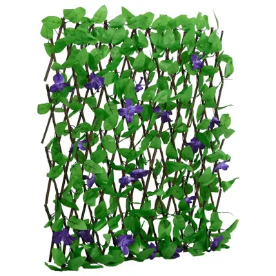 vidaXL Spalier cu iederă artificială, extensibil, verde, 180x70 cm