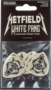 Pene pentru chitară Dunlop - Hetfield's White Fang, Custom Flow, 1.14 mm, 6 buc.