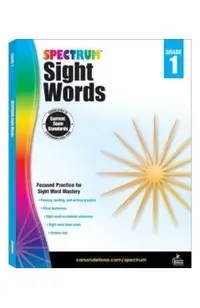 Spectrum Sight Words, Grade 1