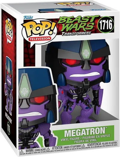 Figurina Megatron - Beast Wars Transformers - Pop! Television - Funko