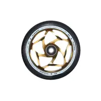 Roți Trotinetă - Tri Bearing - 120 mm x 30 mm - Negru/Auriu - Blunt Scooters