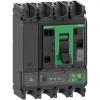 Intreruptor CompPacT NSX630H, 70 kA la 415 VAC, MicroLogic 4.3 Vigi unitate de declansare 570A, 4 poli 4d