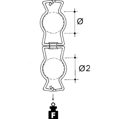 Clema dubla pentru teava GM1926-GM3240