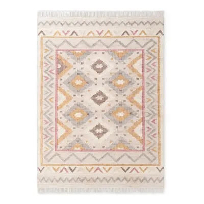 Covor crem țesut manual din iută 120x170 cm Roya Imani – Elle Decoration