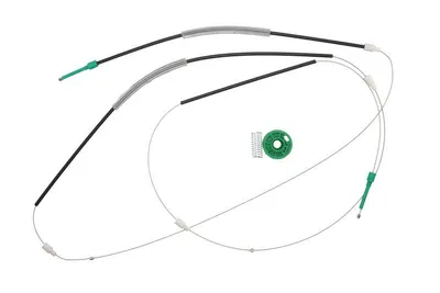 Set reparatie macara geam Fata Stanga potrivit AUDI A4 B5 1994-2001 - (Cabluri)