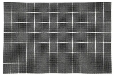 Suport pentru hrănire 4Living - Check, 30 x 45 cm, alb-negru