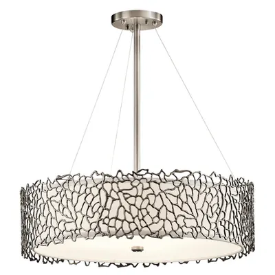 Lampa suspendata Silver Coral 4 Light Pendant