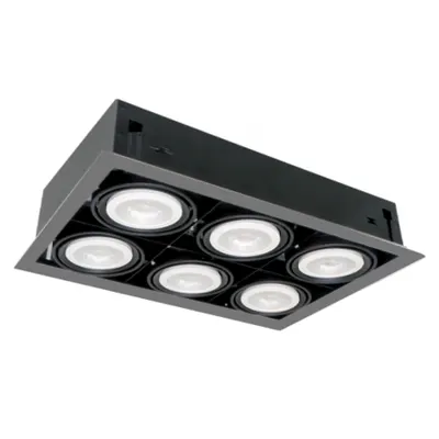 Proiector cu Led Quad610 10w 6xe27 4000k Gri Inchis