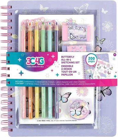 Set de desen 3C4G - Totul într-unul, fluture