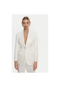 Sacou Dama - 305315359 - Bumbac - Viscoza - Alb - Alb