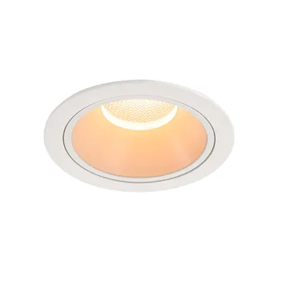 Spot incastrat, NUMINOS XL Ceiling lights, white Indoor LED recessed ceiling light white/white 2700K 55°