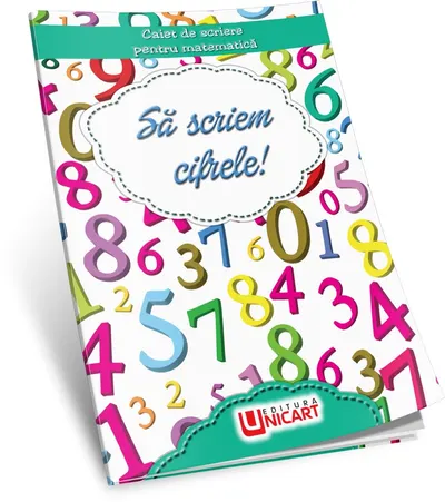 Caiet de scriere A5 48file sa scriem cifrele