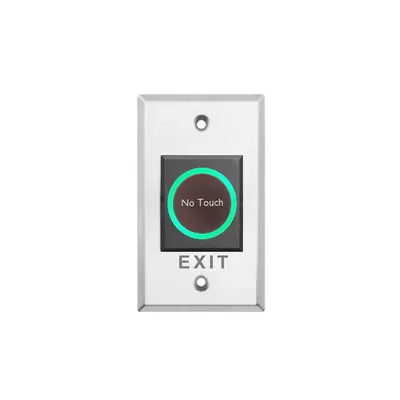 Buton cerere iesire fara contact LinkPower ML-907, otel inoxidabil, NO/NC/COM, 12/24 V