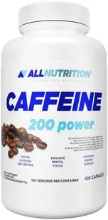 Caffeine 200 Power, 100 capsule, AllNutrition