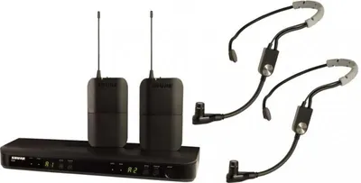 Sistem de microfon wireless Shure - BLX188E/SM35 T11, negru