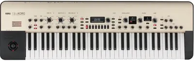 Sintetizator de modelare analogic Korg - KingKORG, 61 de taste, negru/bej