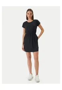 Rochie casual - poliester - negru - pentru femei