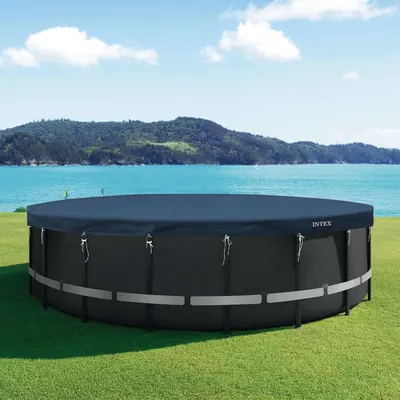 INTEX Husă pentru piscină INTEX Ø610 x 20 cm Rotund PVC și PET