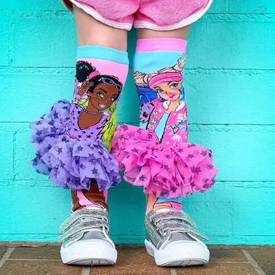 Șosete lungi colorate Madmia pentru fete fantasy Barbie extra vibes 6-99 ani