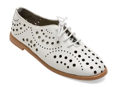 Pantofi GRYXX albi, 16055, din piele naturala
