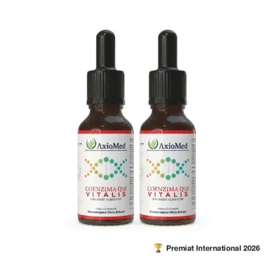 AxioMed Coenzima Q10 Vitalis – supliment alimentar sub forma de picaturi cu coenzima Q10 – 100 ml