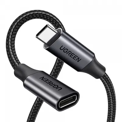 Prelungitor USB-C UGREEN US372 (45191), 1m, Negru