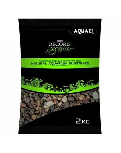 AQUAEL Pietriș natural multicolor 1,4-2 mm 2 kg