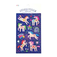 Abtibilduri holografice cu sclipici Stickiville Magical Unicorns