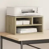 vidaXL Suport imprimantă, stejar sonoma, 40x32x22,5 cm, lemn prelucrat