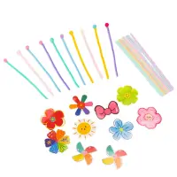 Toppere decorative cu flori și fluturi pentru aranjamente florale (set 50 buc) - Default Title