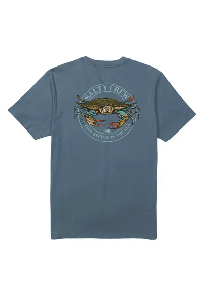 Tricou din bumbac cu imprimeu grafic cu crustaceu