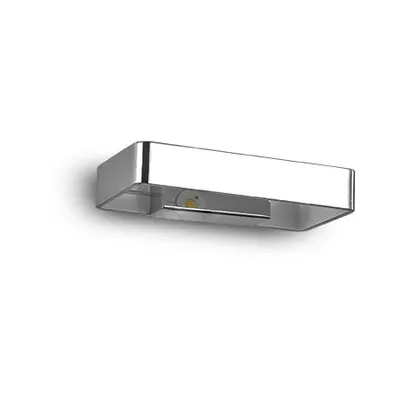 Aplica Zed Patrata, 1 LED, 390 Lm, L:200 mm, H:100 mm, Crom
