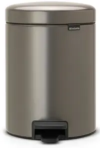 Coș de gunoi Brabantia - NewIcon, 5 l, Platinum