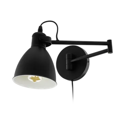 Lampa perete SAN PERI negru 220-240V,50/60Hz