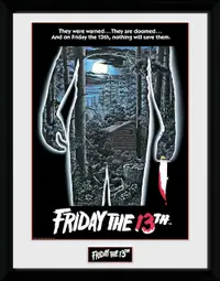 Afiș înrămat GB eye Movies: Friday The 13th - Cover Art