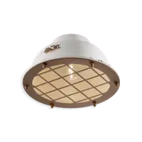 Plafoniera, lampa de tavan RETRO INDUSTRIAL FINISH VIB - VINTAGE BIANCO C1760