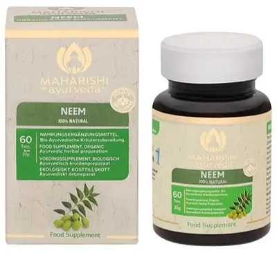 Organic Neem Pentru piele sănătoasă, 60 tablete, Maharishi Ayurveda